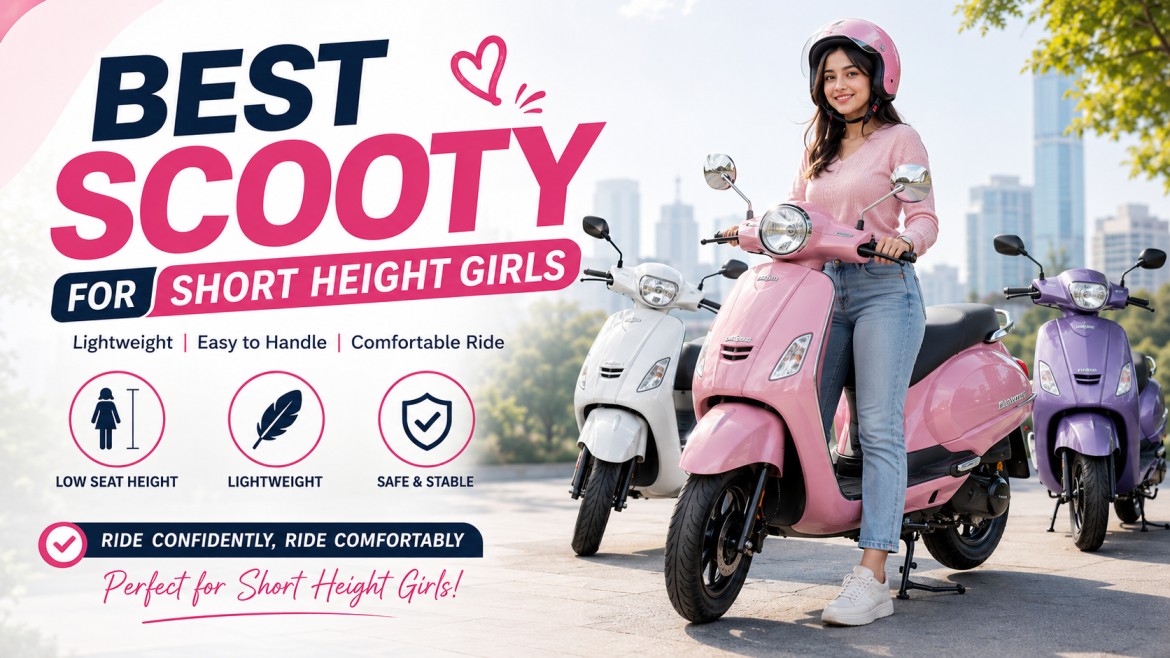 Best Scooty for Short Height Girls