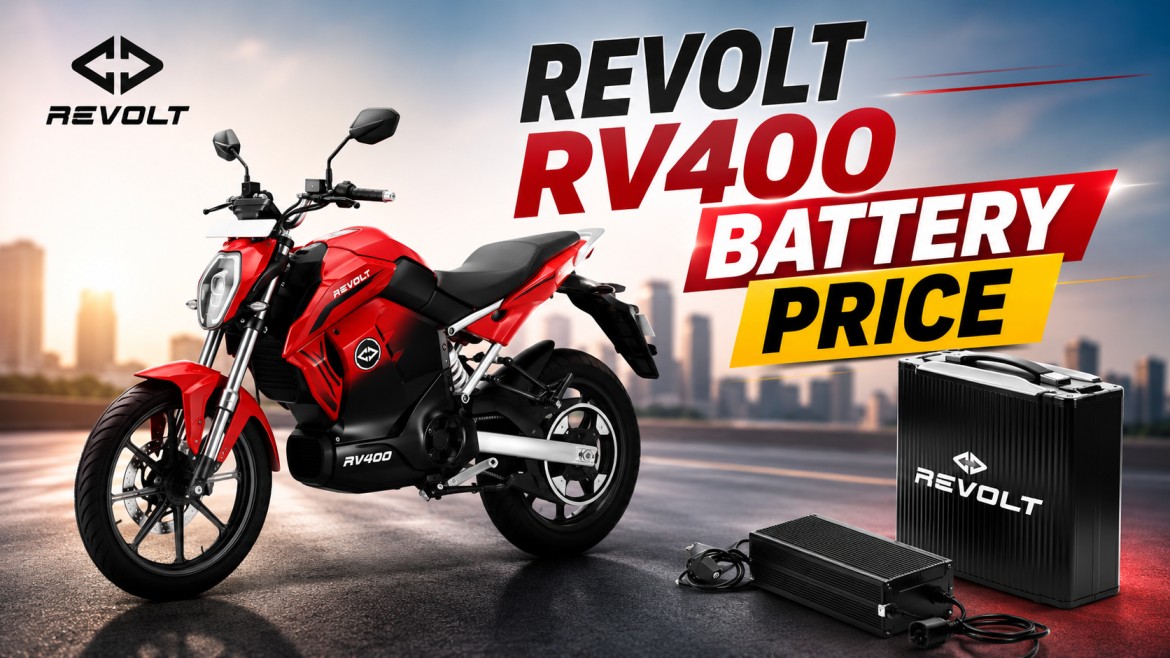Revolt RV400 Battery Price details in hindi