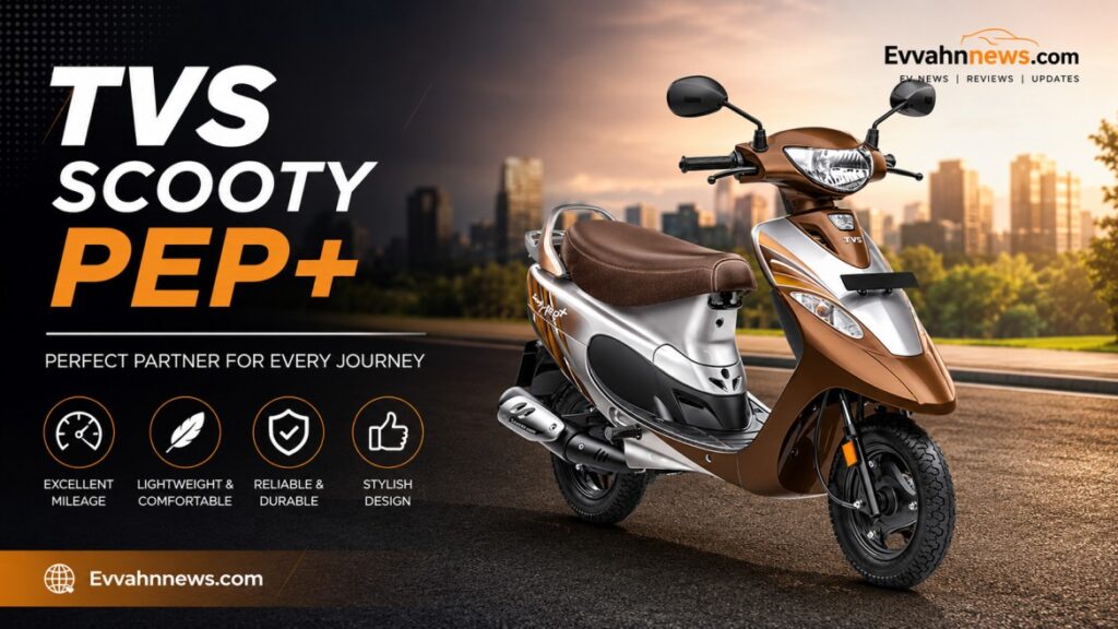 TVS Scooty Pep+ is good for short height girls 