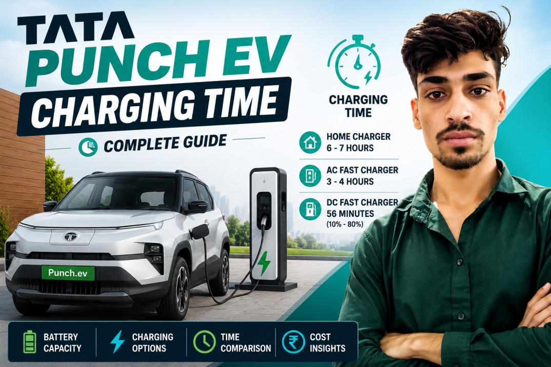 Tata Punch EV Charging Time & Cost: घर पर चार्ज करने का पूरा खर्च और समय का गणित