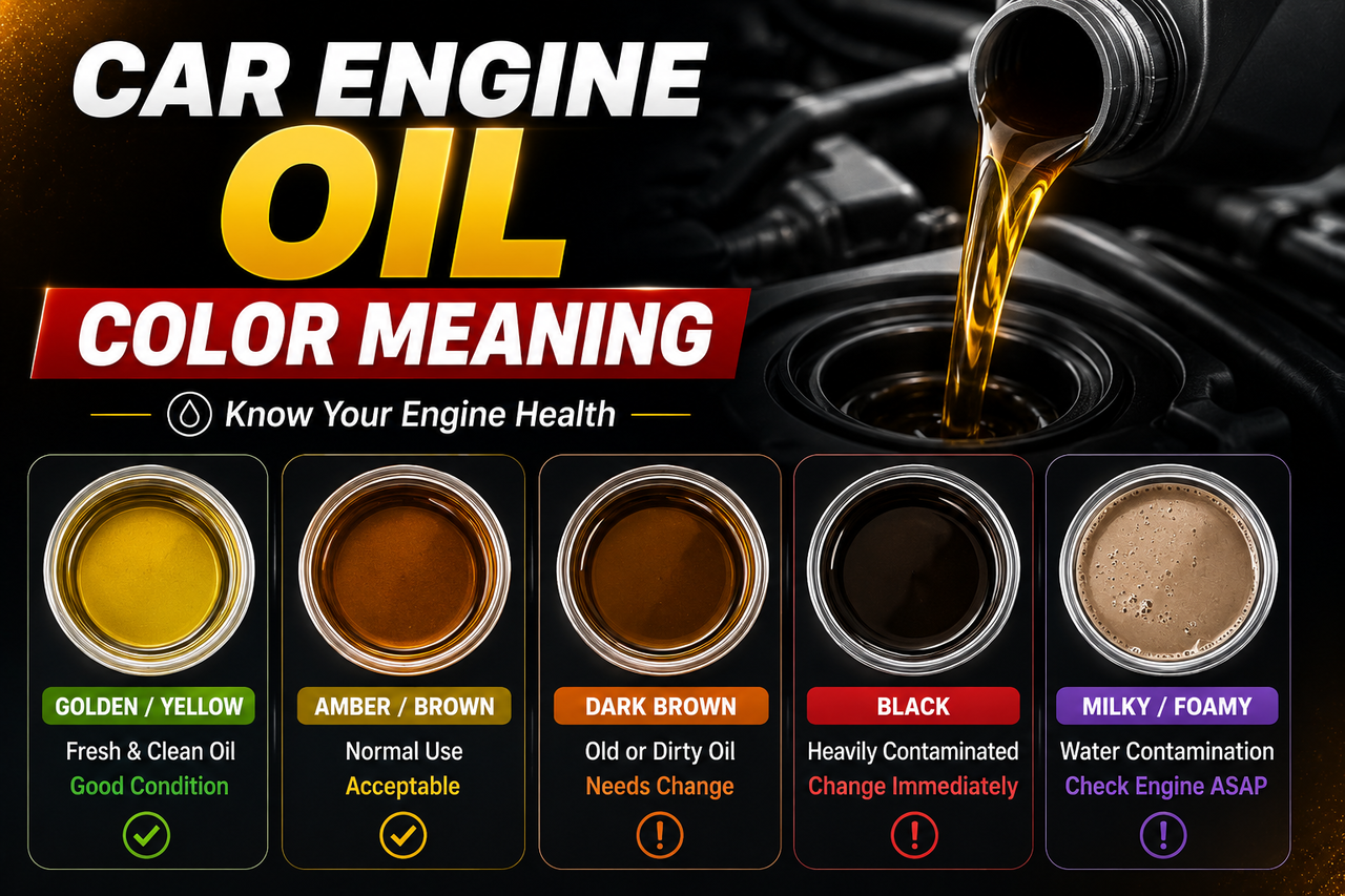 Car Engine Oil Color Meaning: इंजन ऑयल का रंग देखकर जानें आपकी कार में क्या खराबी है