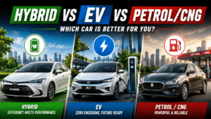 Hybrid vs EV vs Petrol Car comparison - Grand Vitara and Nexon EV under the hood