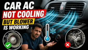 Car AC not cooling but blower is working
