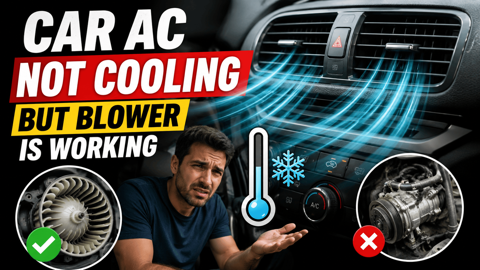 Car AC Not Cooling But Blower is Working: कार एसी से हवा आ रही है पर ठंडक नहीं? जानें 5 बड़े कारण और खर्च