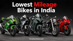 Lowest Mileage Bikes in India - Kawasaki Ninja H2 and Suzuki Hayabusa Superbikes