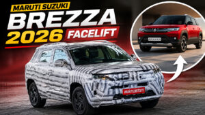 Maruti Suzuki Brezza 2026 Facelift - exterior design and updated front grille