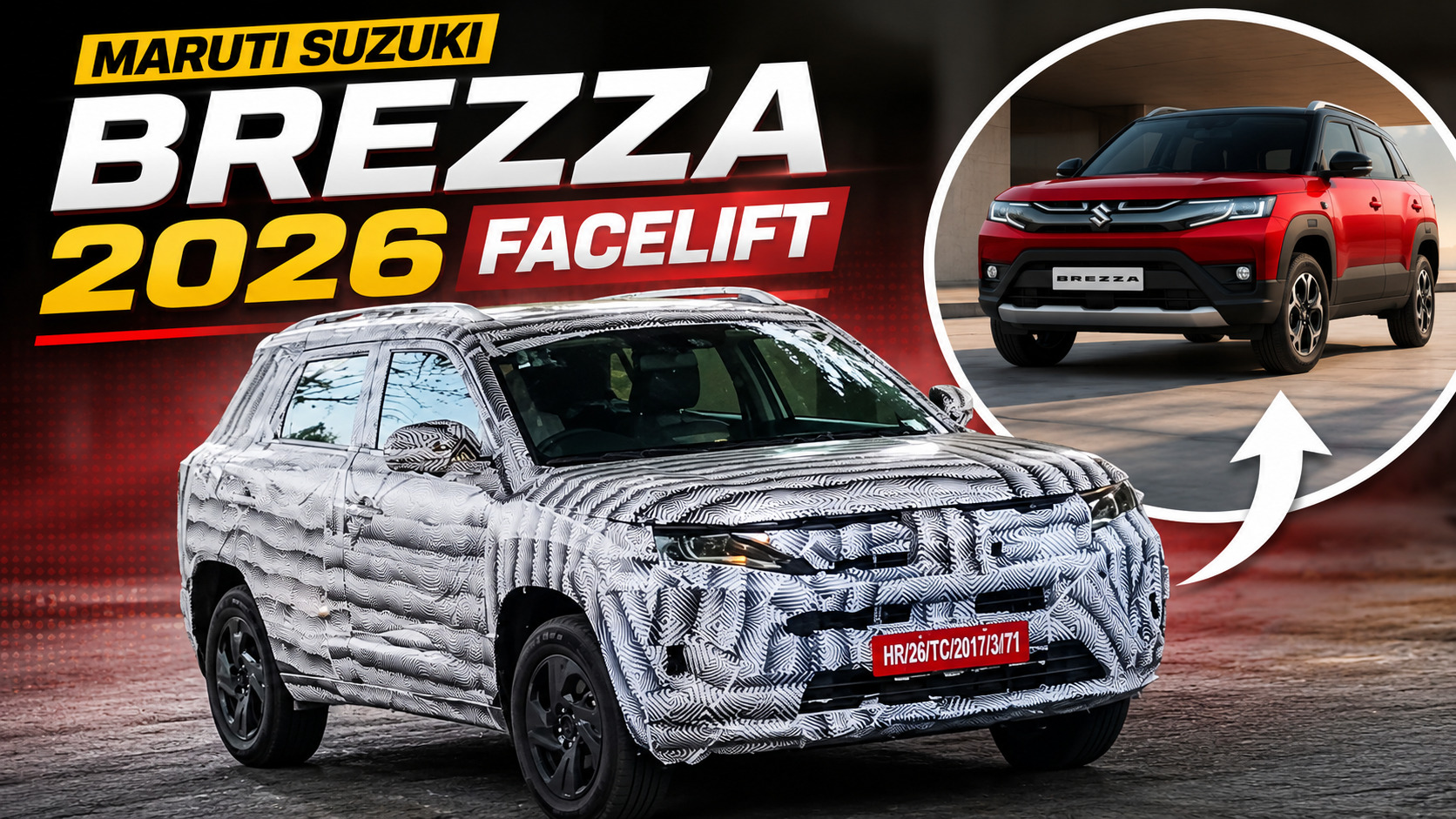 Maruti Suzuki Brezza 2026 Facelift: नए डिजाइन और शानदार फीचर्स के साथ कब आ रही है यह एसयूवी?