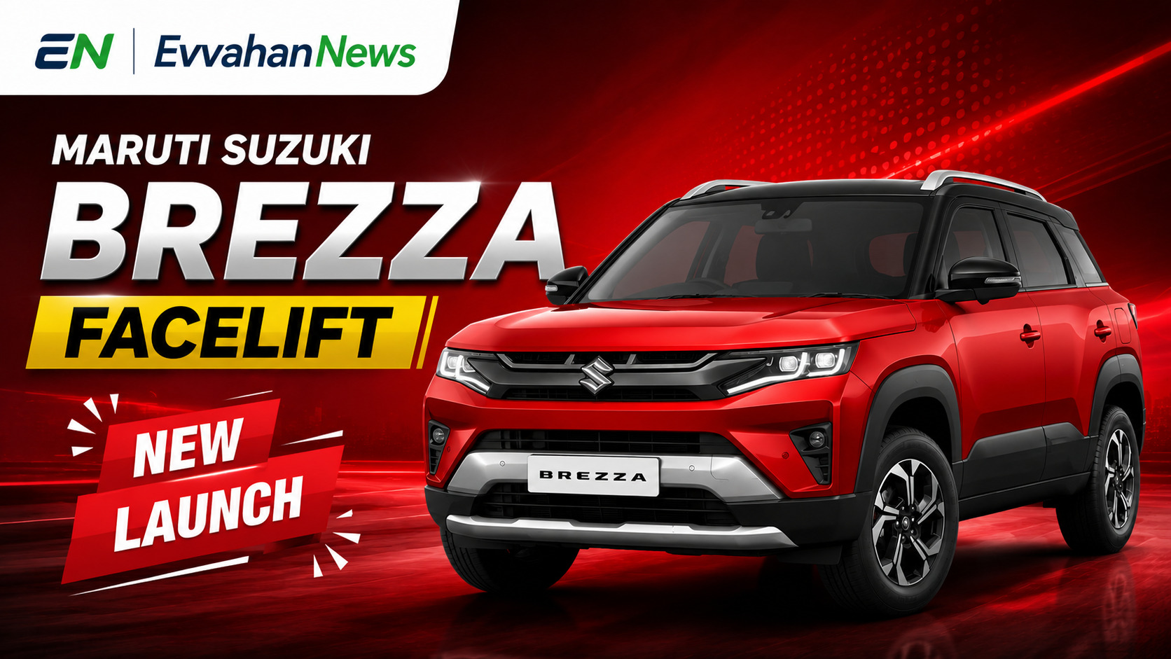 Maruti Suzuki Brezza Facelift: मारुति सुजुकी ब्रेजा फेसलिफ्ट आकर्षक डिजाइन और मजबूत सुरक्षा फीचर्स के साथ बाजार में आई है