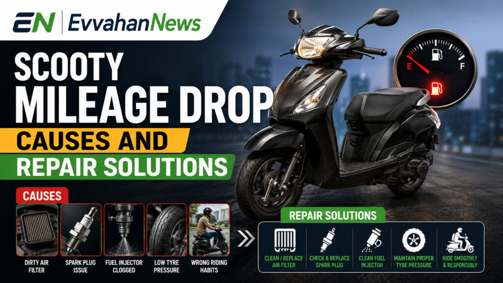 scooty mileage drop causes and repair solutions