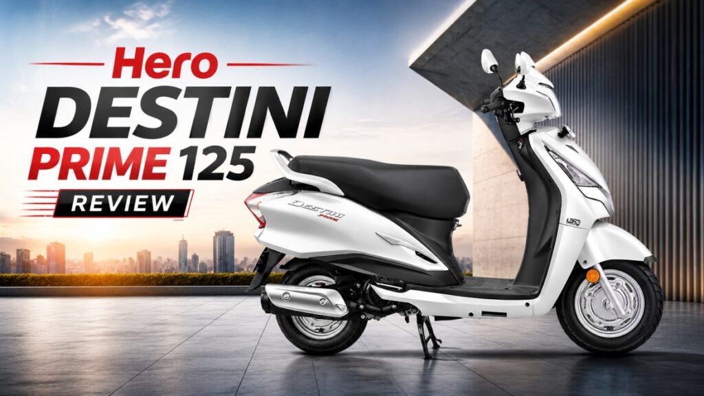 Hero Destini Prime 125 real world mileage test