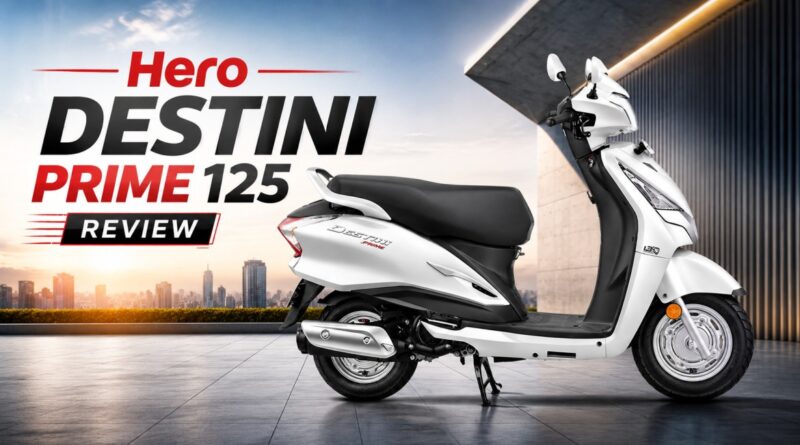 Hero Destini Prime 125 real world mileage test
