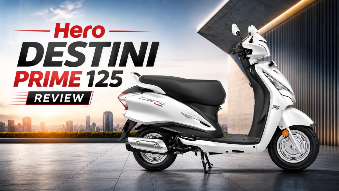 Hero Destini Prime 125 Review 2026: लड़कियों की फेवरेट है ये स्कूटी, जानें क्या है इसमें खास