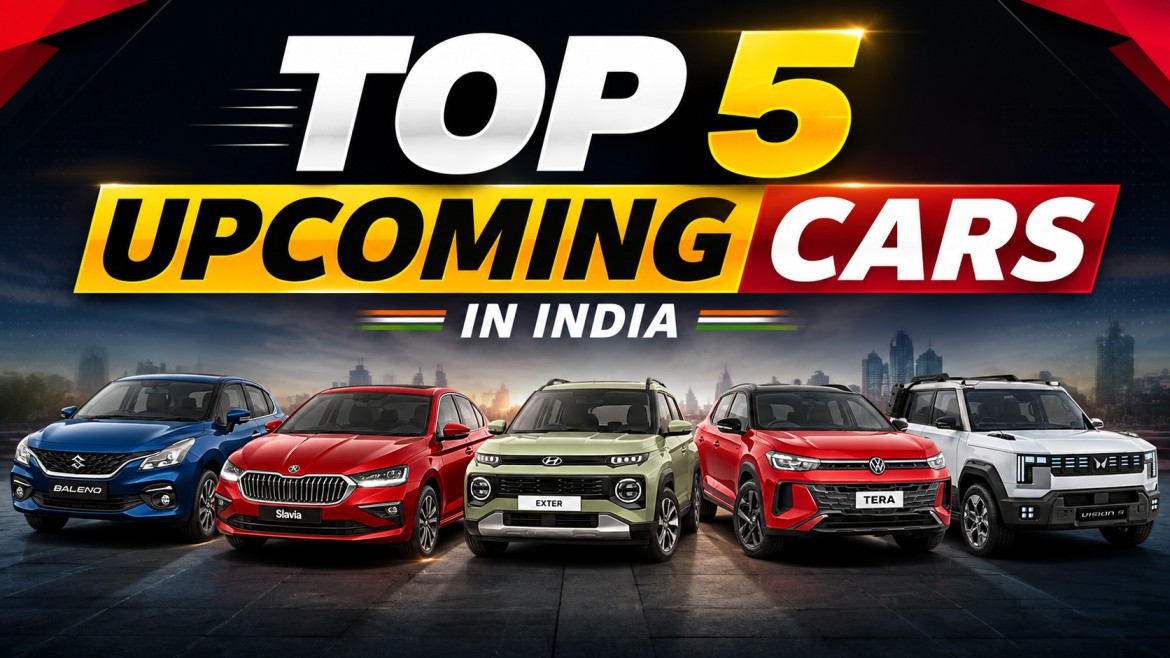 Top 5 Upcoming Cars in India: अगले 6 महीनों में लॉन्च होने वाली 5 सबसे धाकड़ कारें, जानें तारीख, कीमत व फीचर्स