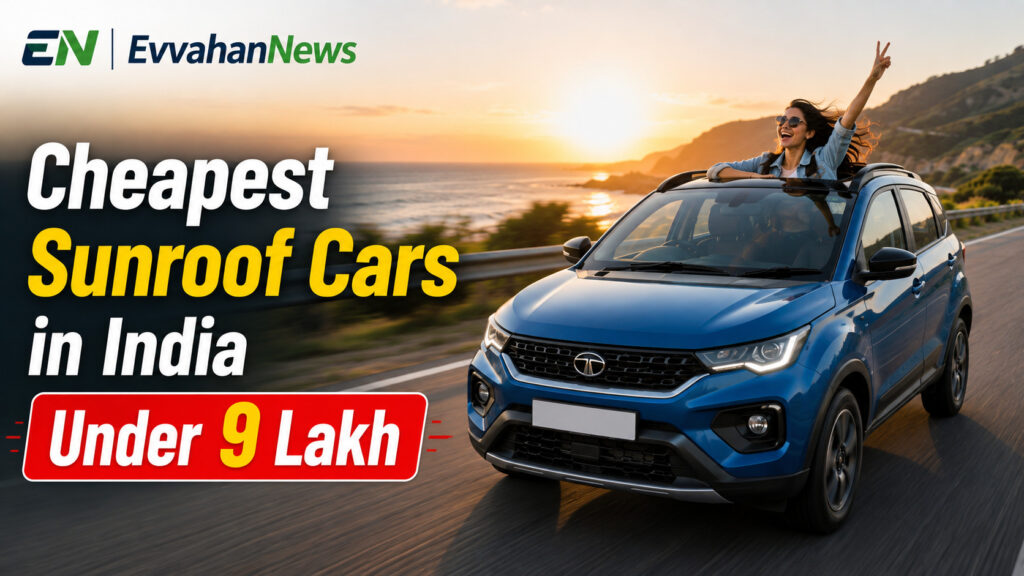 Top 5 Cheapest Sunroof Cars in India Under 9 Lakh