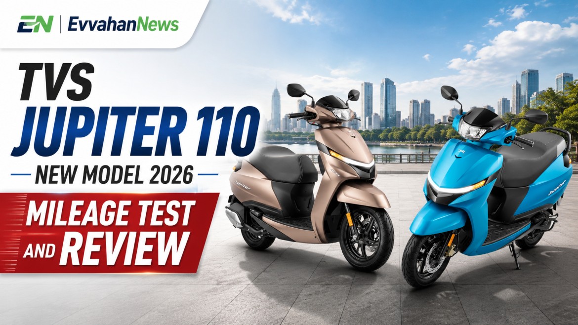 TVS Jupiter 110 New Model 2026 Mileage Test & Feature Review in Hindi