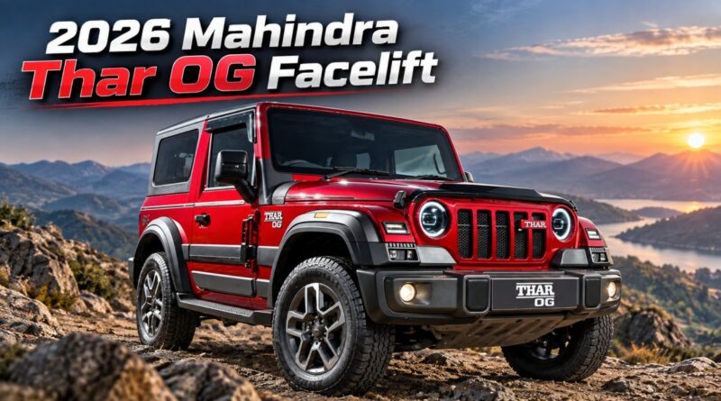 2026 Mahindra Thar OG Facelift car