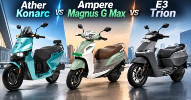 Ather Konarc vs Ampere Magnus G Max vs E3 Trion