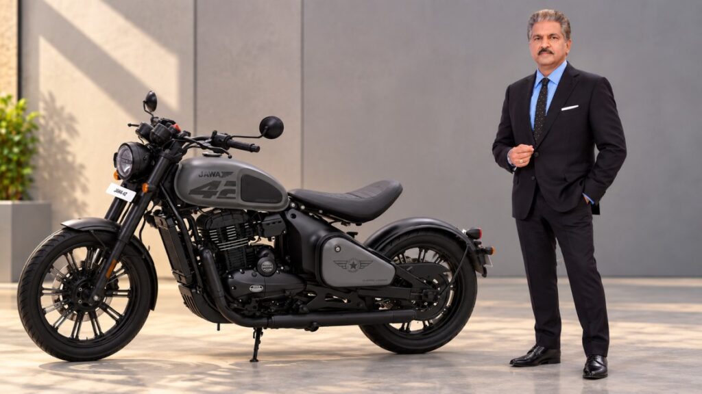 Anand Mahindra ने लॉन्च की Jawa 42 Bobber All Stars: ₹2.09 लाख की कीमत में 5 नए कलर्स और चेस थीम ग्राफिक्स, जानिए क्या है खास
