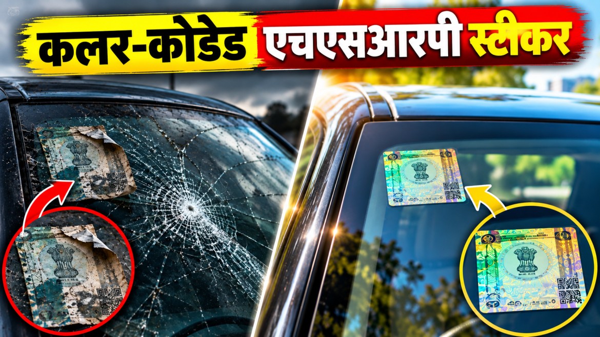 कार की विंडशील्ड बदलने के बाद HSRP कलर स्टीकर दोबारा कैसे पाएं? जानें ऑनलाइन आवेदन, खर्च और चालान से बचने का नियम